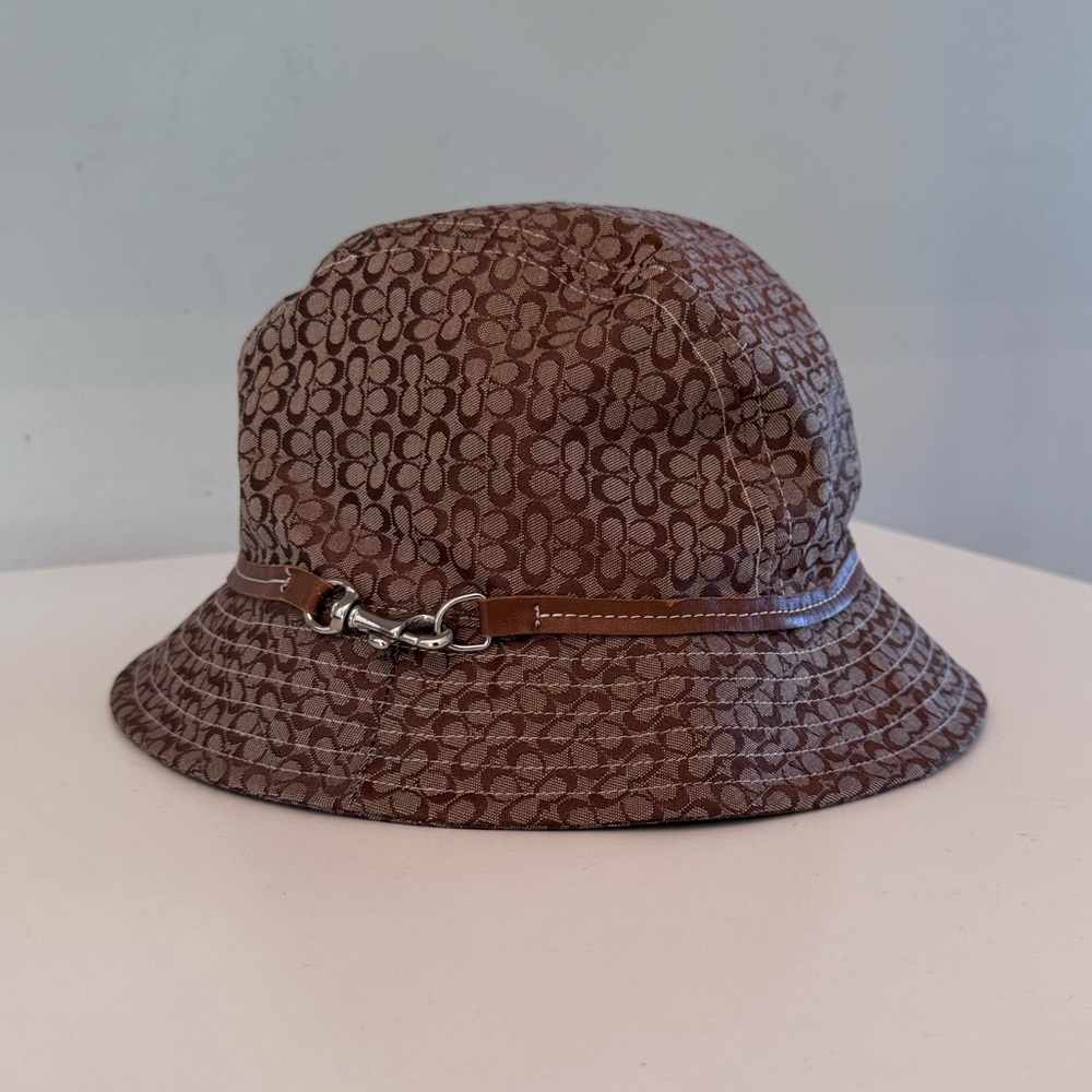 Coach Signature Monogram Bucket Hat